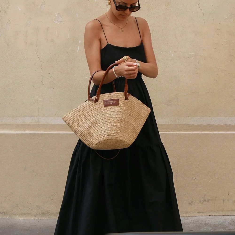 Commense Black Small Solid Backless Long Dress Nw… - image 3